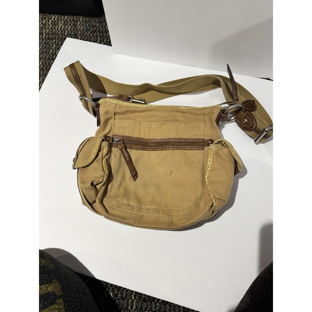 Fossil pocketbook,‎ brown, denim material - Picture 3 of 16